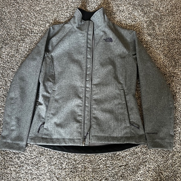 The North Face Heather Gray Jacket - Picture 1 of 4